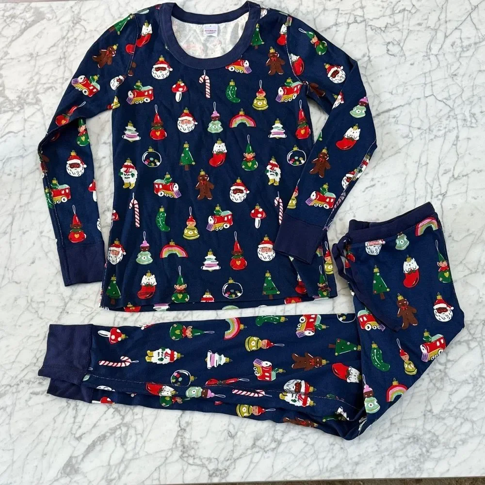 Hanna Andersson Heirloom Ornaments Adult Women Sz M Pajama Set NWOT